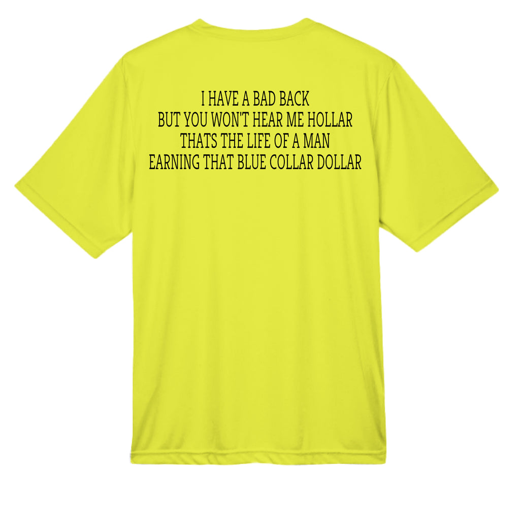 SAFETY YELLOW - BACK